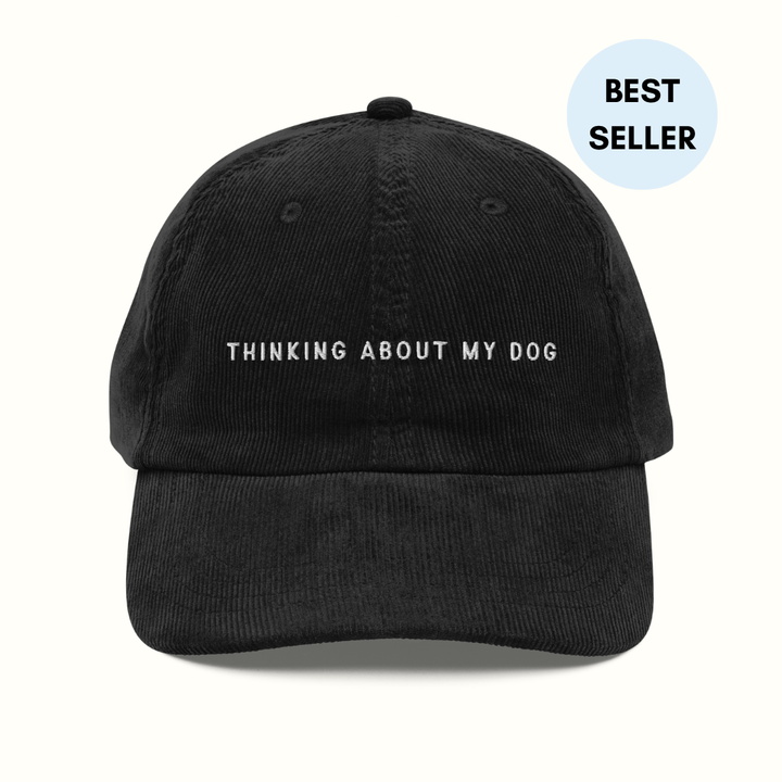 Thinking About My Dog Corduroy Hat