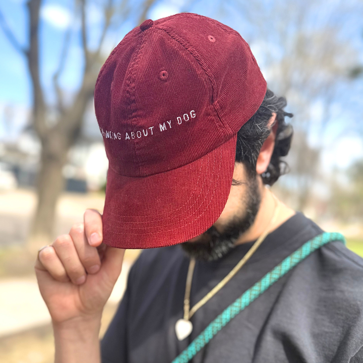 Thinking About My Dog Corduroy Hat