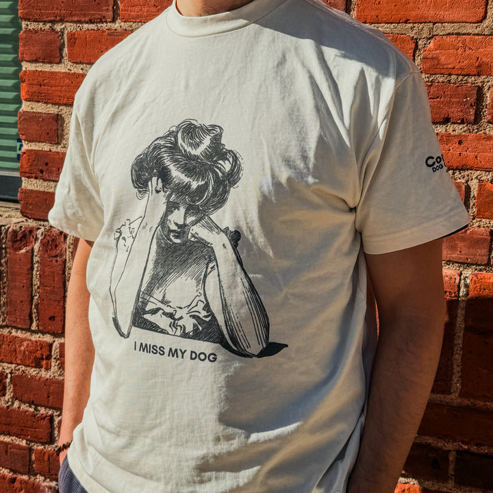 I Miss My Dog Unisex Boxy Tee