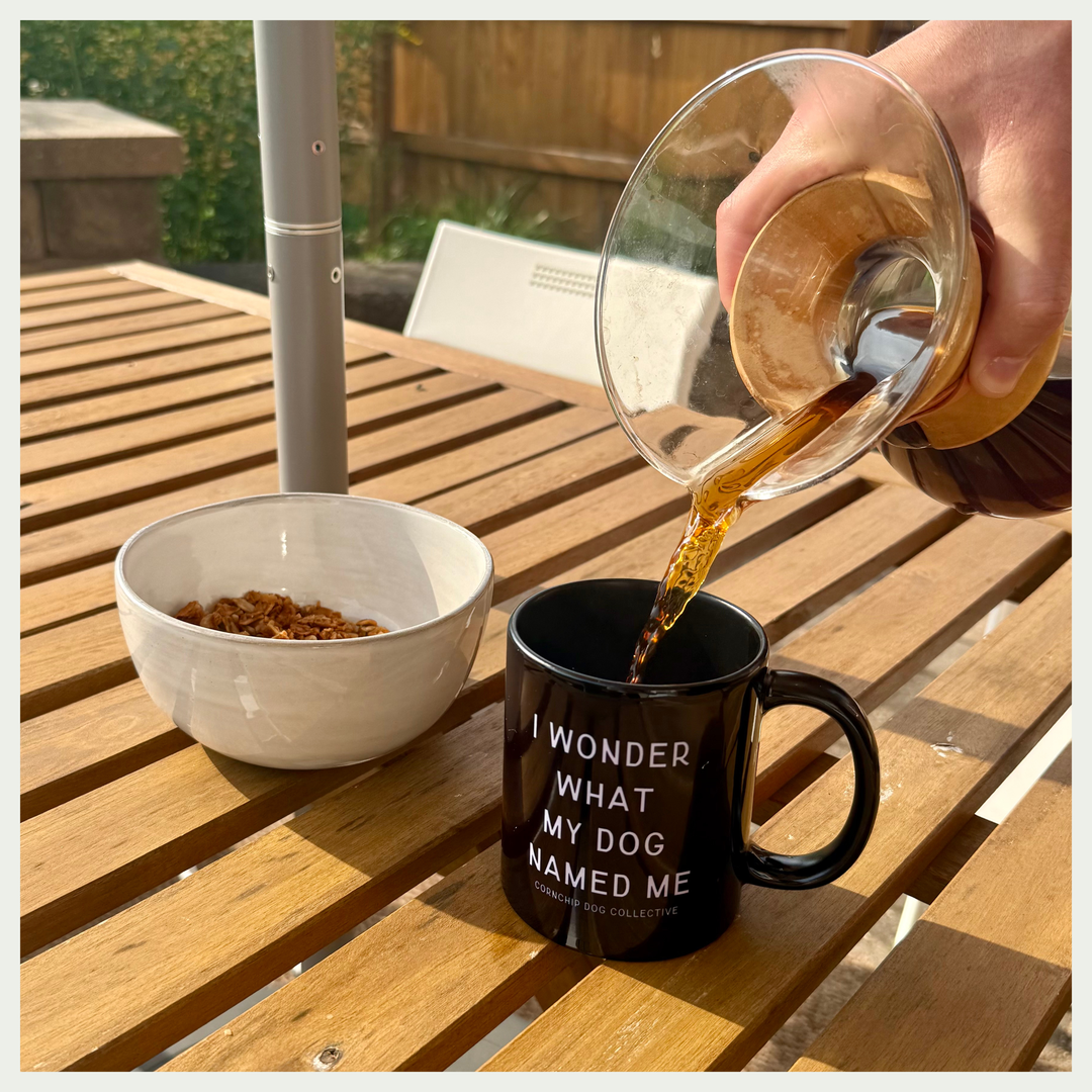 I Wonder What My Dog Named Me Mug