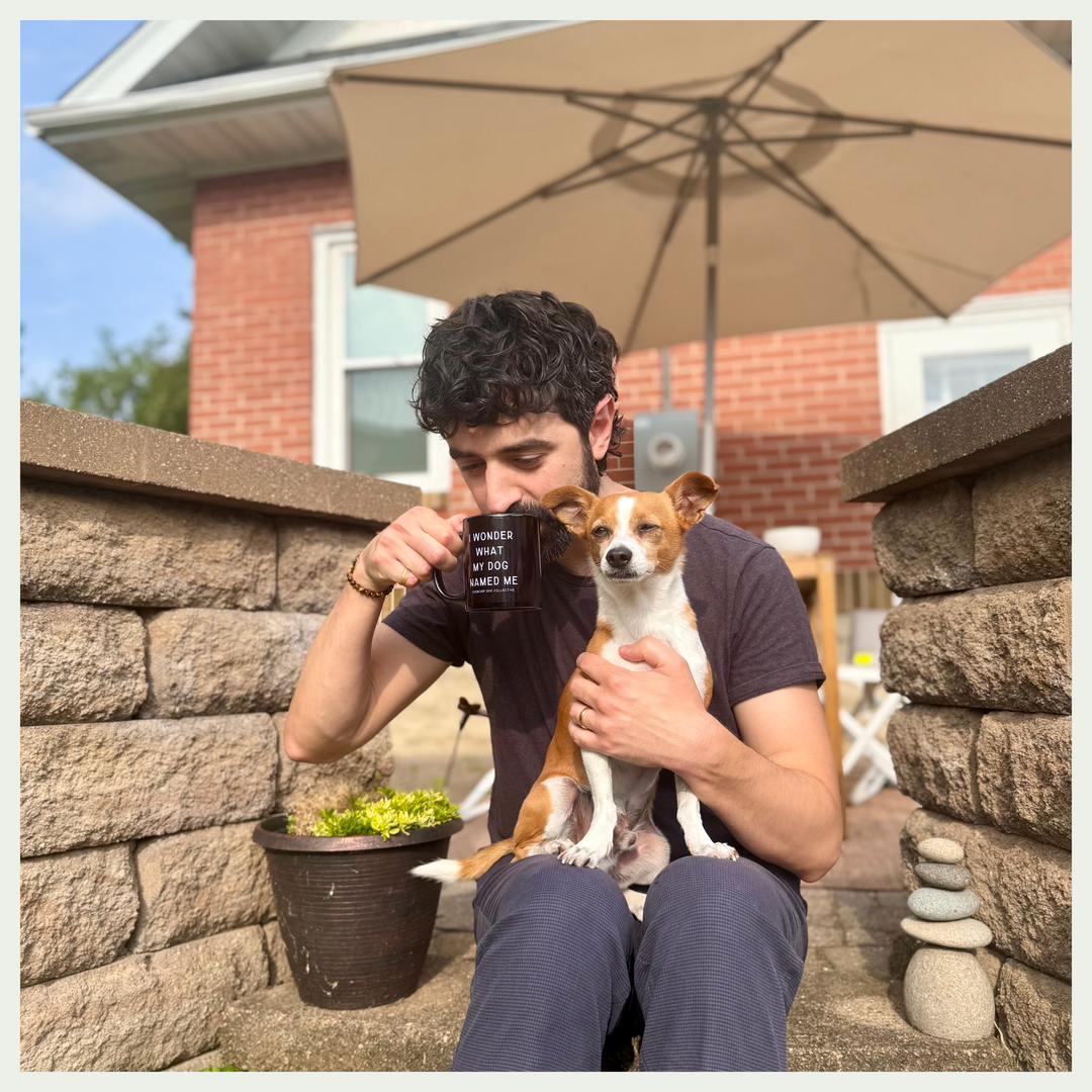 I Wonder What My Dog Named Me Mug