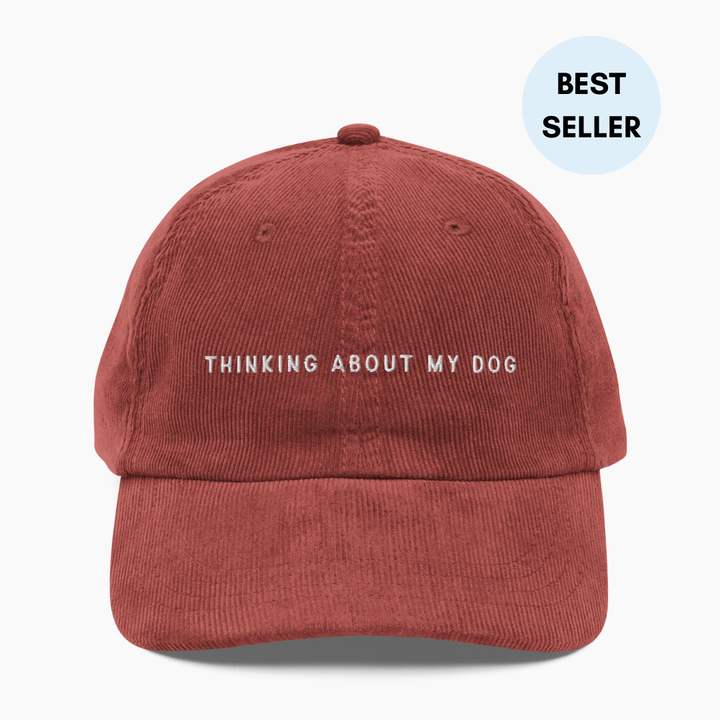 Thinking About My Dog Corduroy Hat