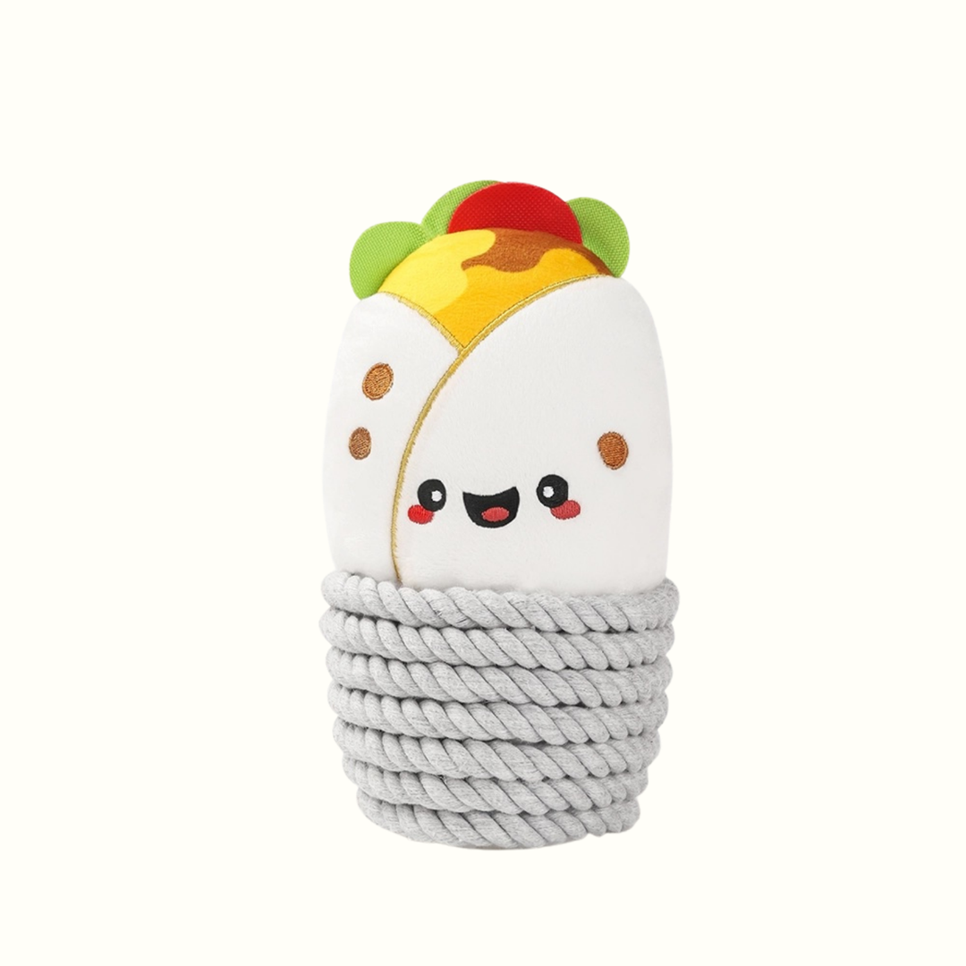 Burrito Dog Rope Toy