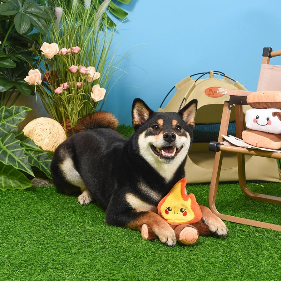 Campfire Plush Dog Toy