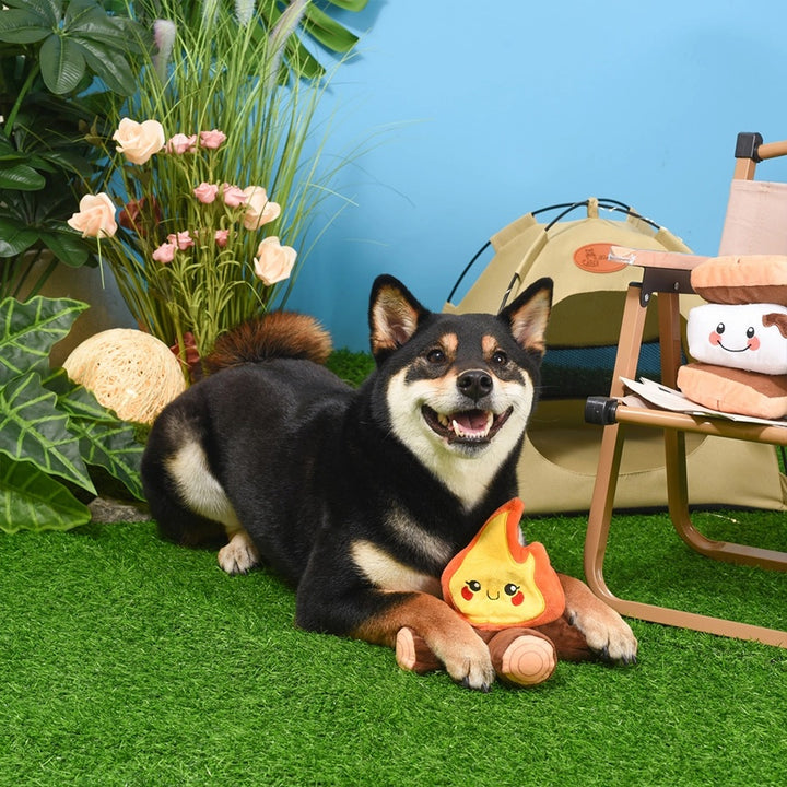 Campfire Plush Dog Toy