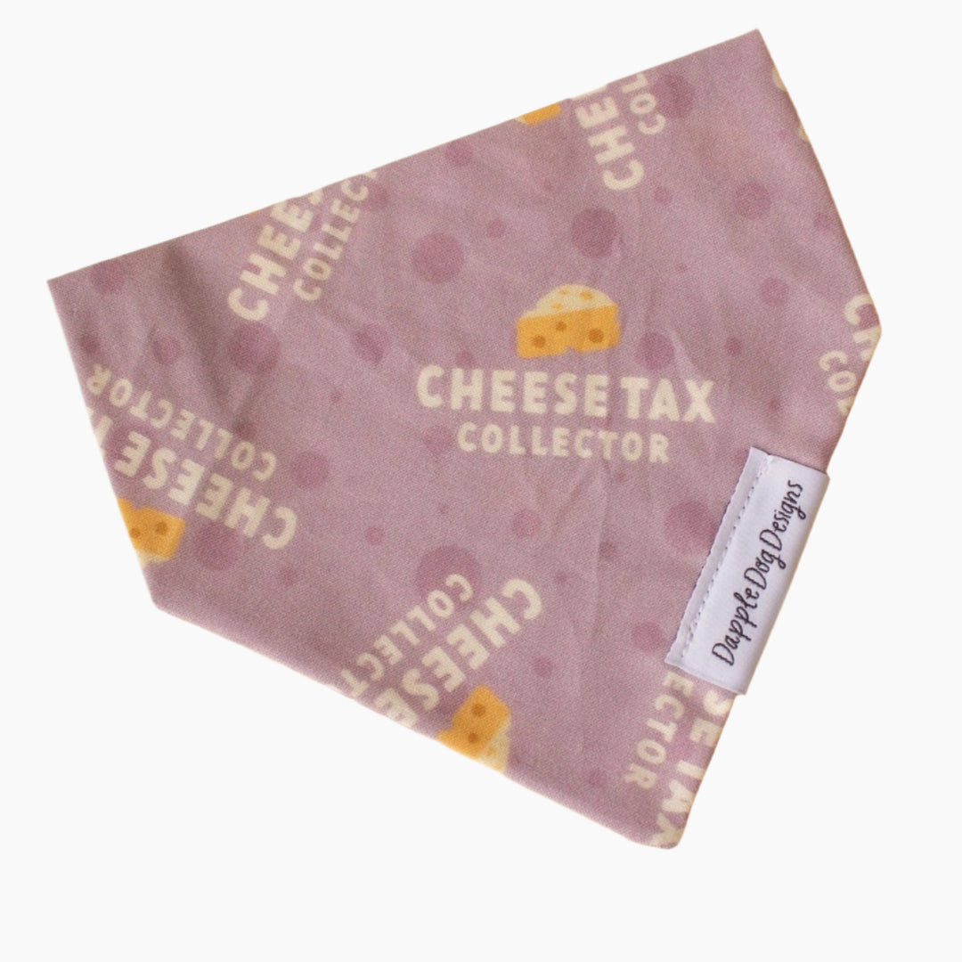 Cheese Tax Dog Bandana
