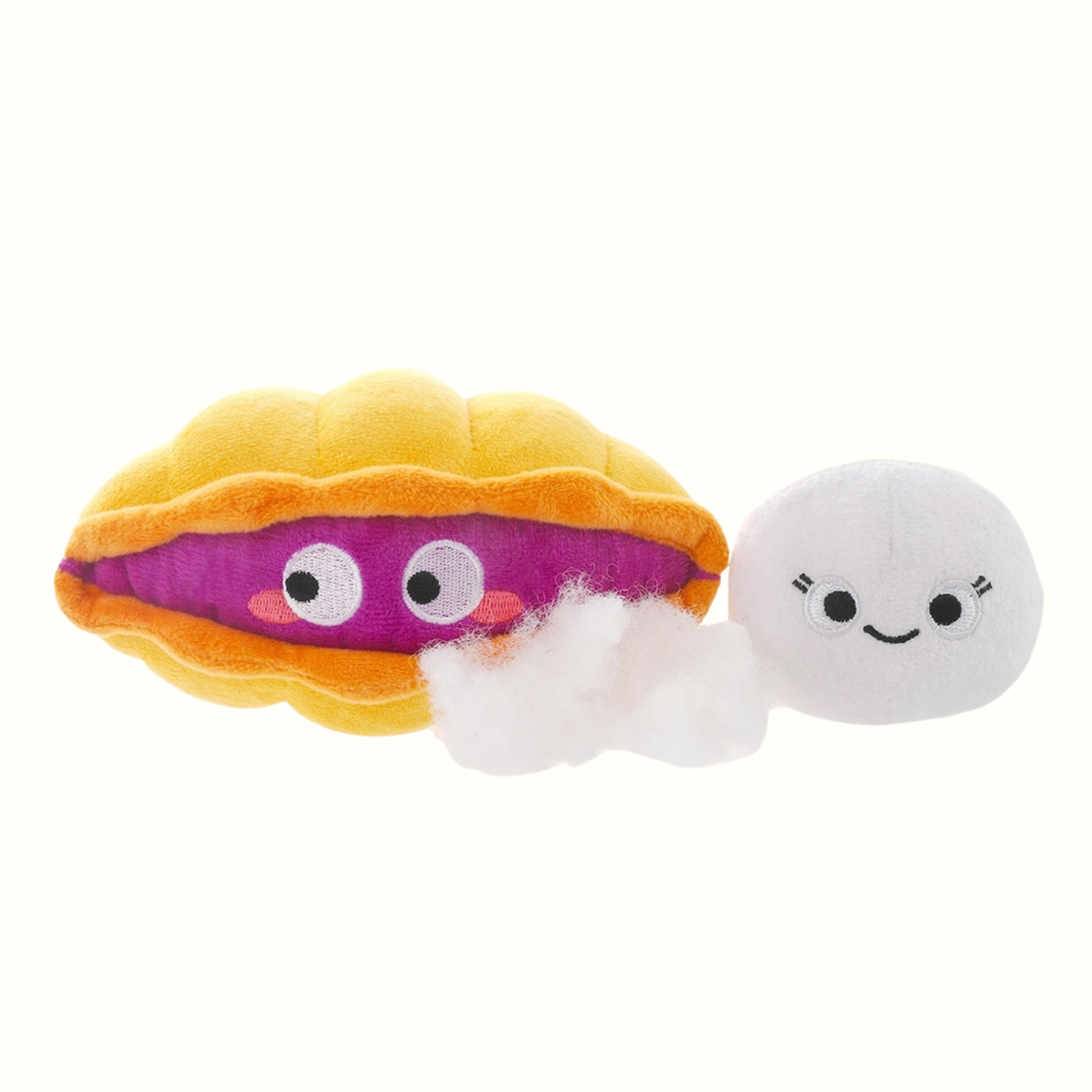Clam Plush Dog Toy