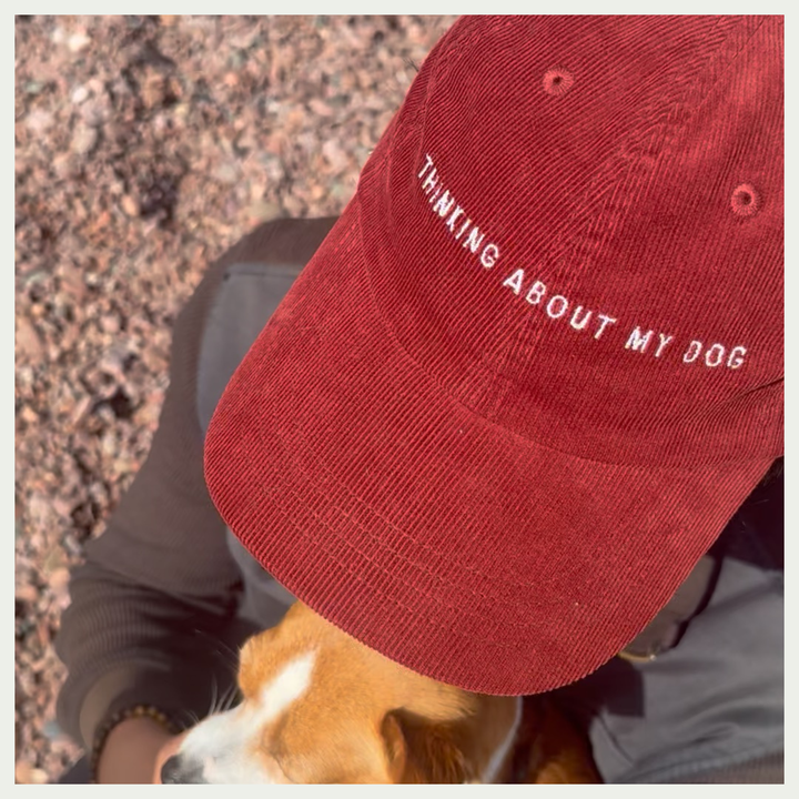 Thinking About My Dog Corduroy Hat
