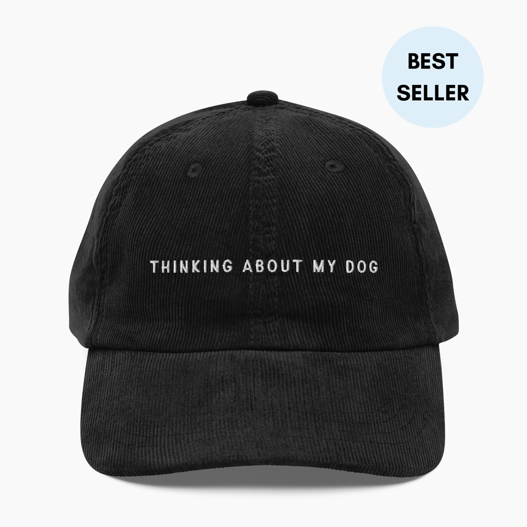 Thinking About My Dog Corduroy Hat