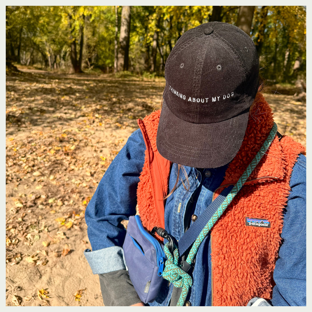 Thinking About My Dog Corduroy Hat