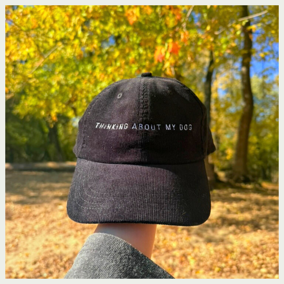 Thinking About My Dog Corduroy Hat