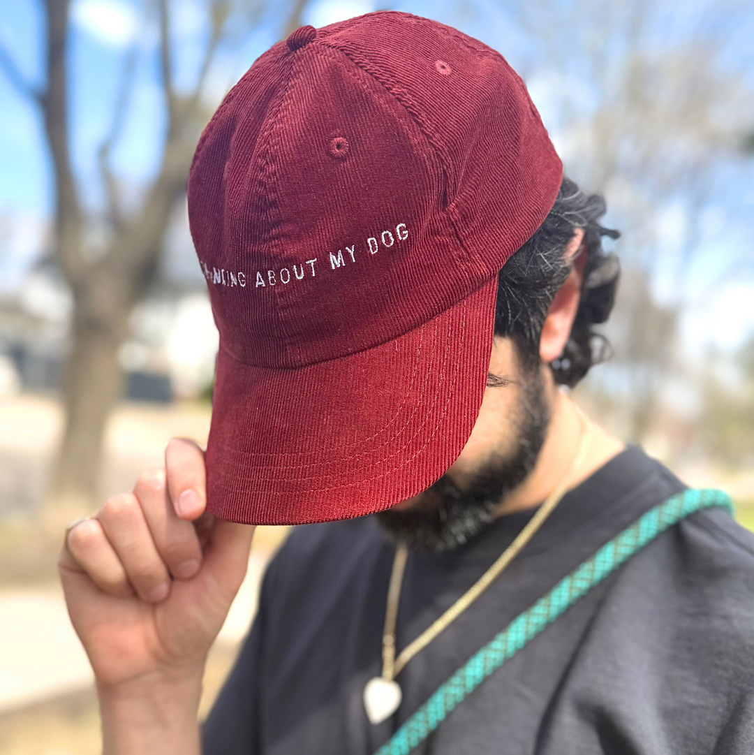 Thinking About My Dog Corduroy Hat