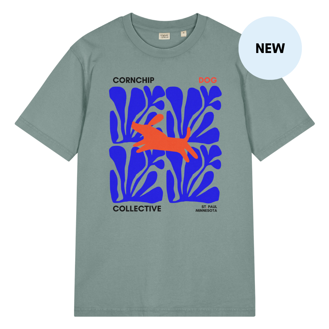 CornChip Dog Collective Garment-Dyed Unisex Tee