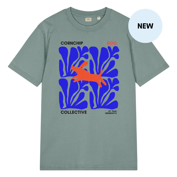 CornChip Dog Collective Garment-Dyed Unisex Tee