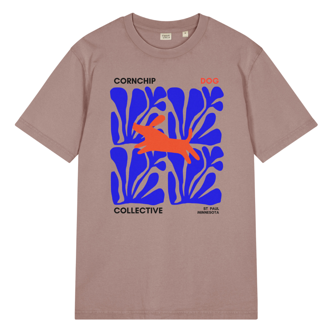 CornChip Dog Collective Garment-Dyed Unisex Tee