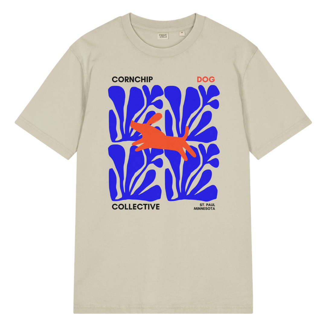 CornChip Dog Collective Garment-Dyed Unisex Tee