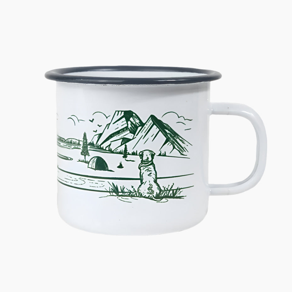 Homeward Enamel Camping Mug