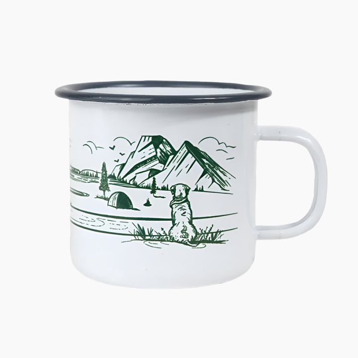 Homeward Enamel Camping Mug