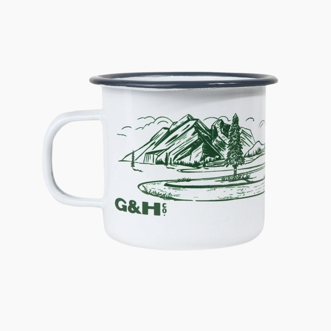 Homeward Enamel Camping Mug