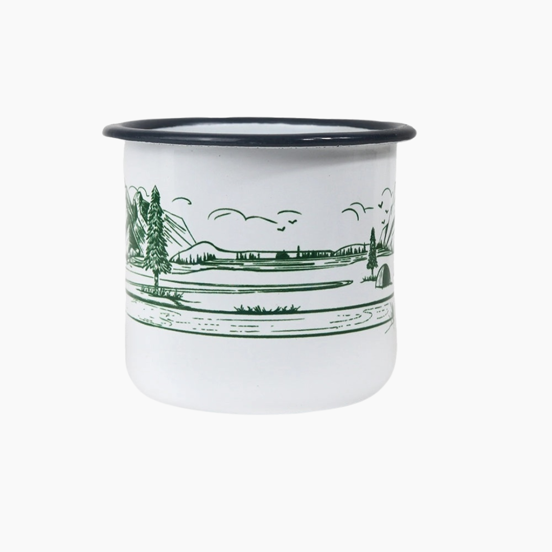Homeward Enamel Camping Mug