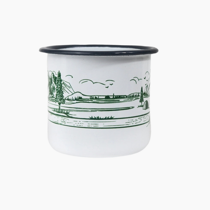 Homeward Enamel Camping Mug