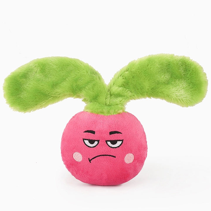 Radish Plush Dog Toy
