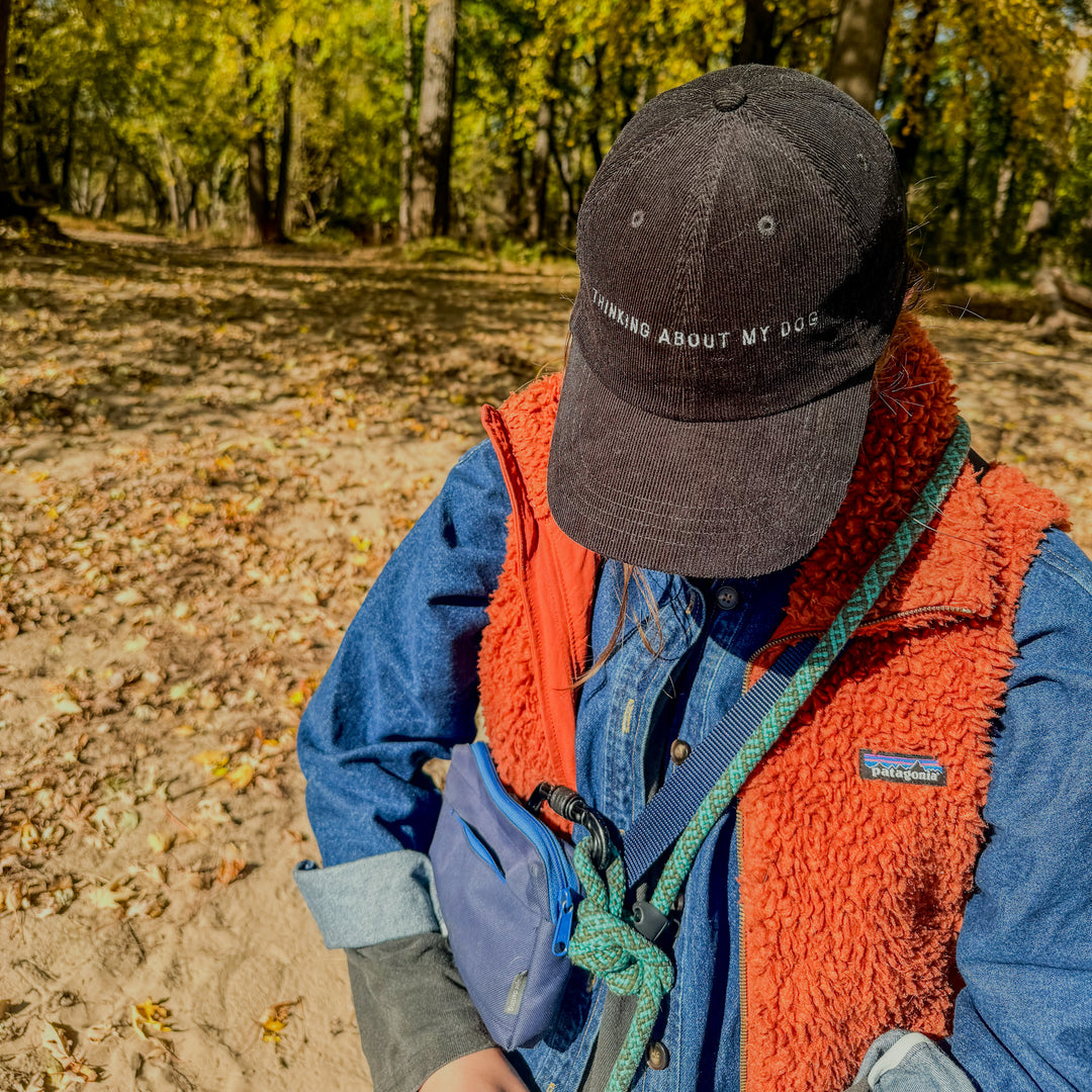 Thinking About My Dog Corduroy Hat