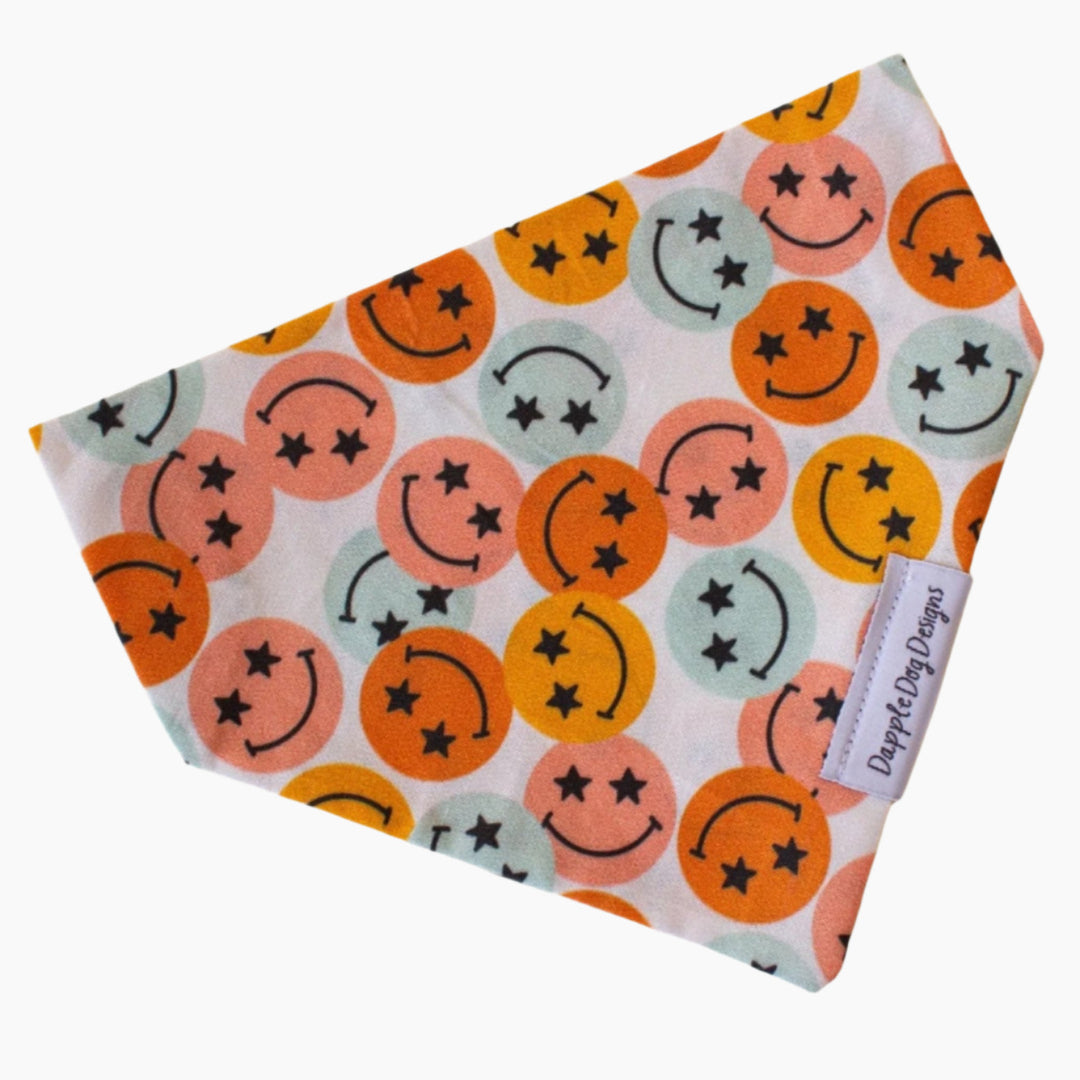 Groovy Smiles Dog Bandana