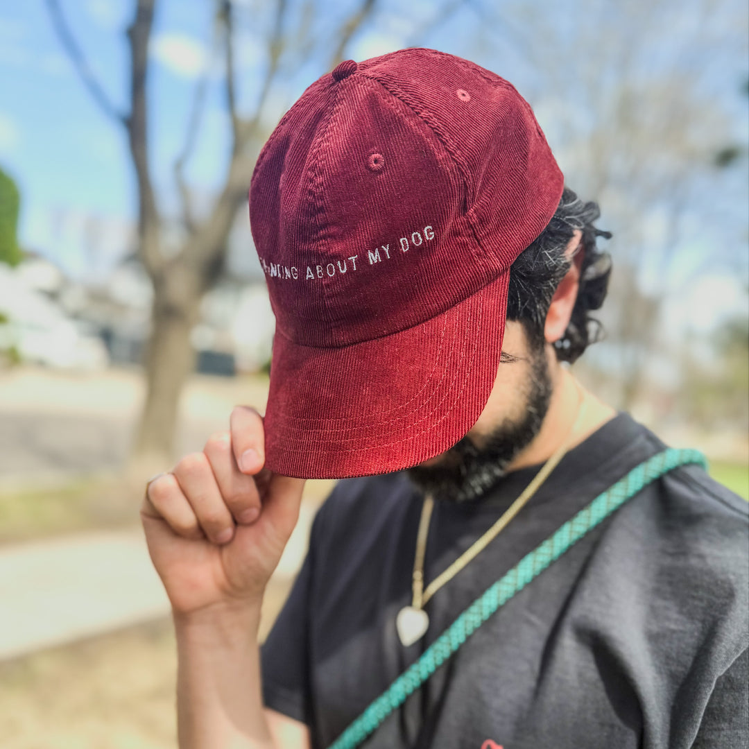Thinking About My Dog Corduroy Hat