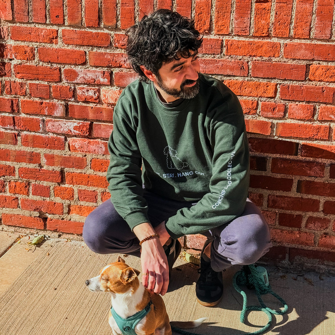 Sit. Stay. Hang Out. Unisex Crewneck Sweatshirt