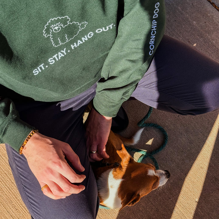Sit. Stay. Hang Out. Unisex Crewneck Sweatshirt