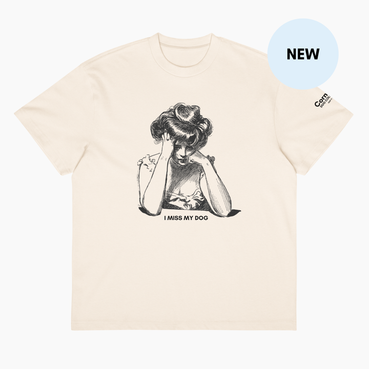 I Miss My Dog Unisex Boxy Tee
