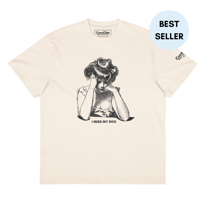 I Miss My Dog Unisex Boxy Tee