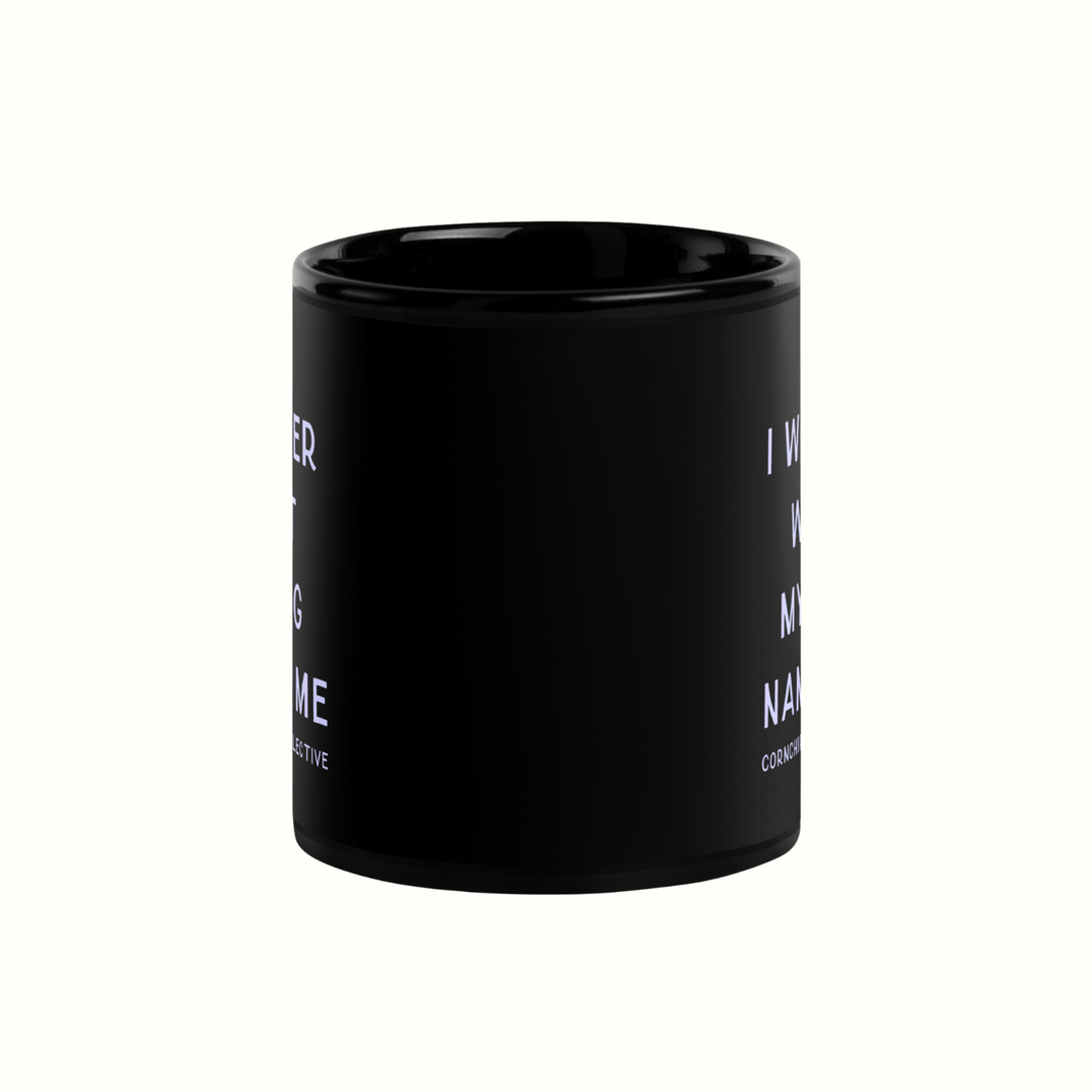 I Wonder What My Dog Named Me Mug
