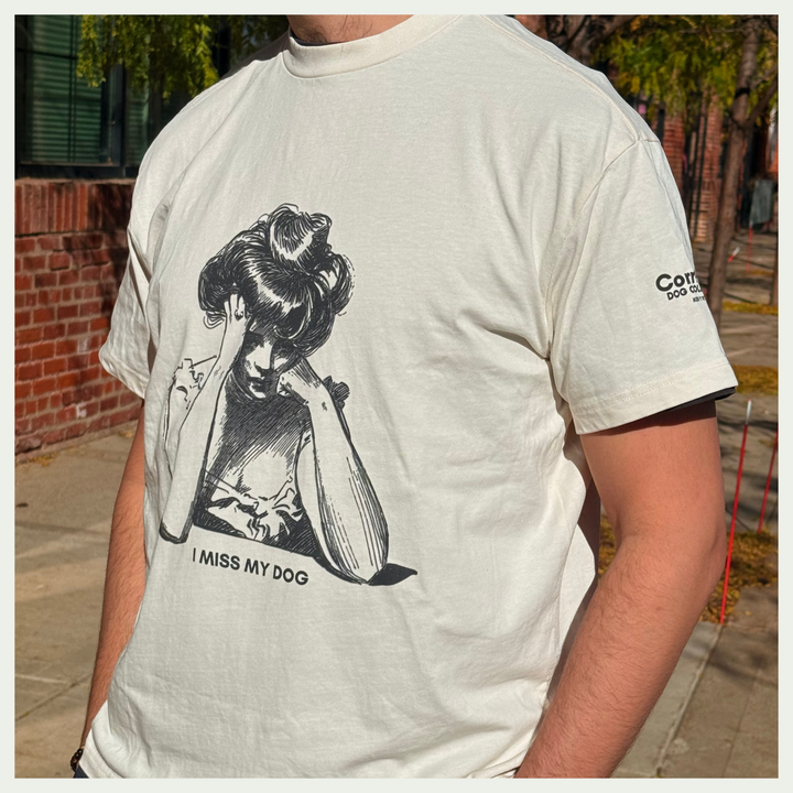 I Miss My Dog Unisex Boxy Tee