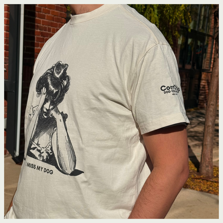 I Miss My Dog Unisex Boxy Tee