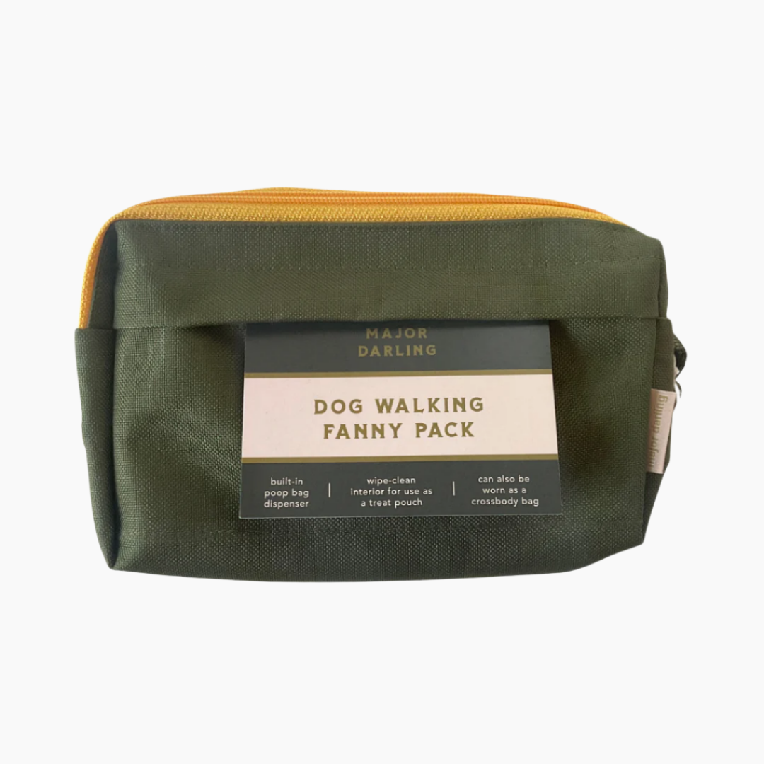 Major Darling Olive Dog Walking Fanny Pack