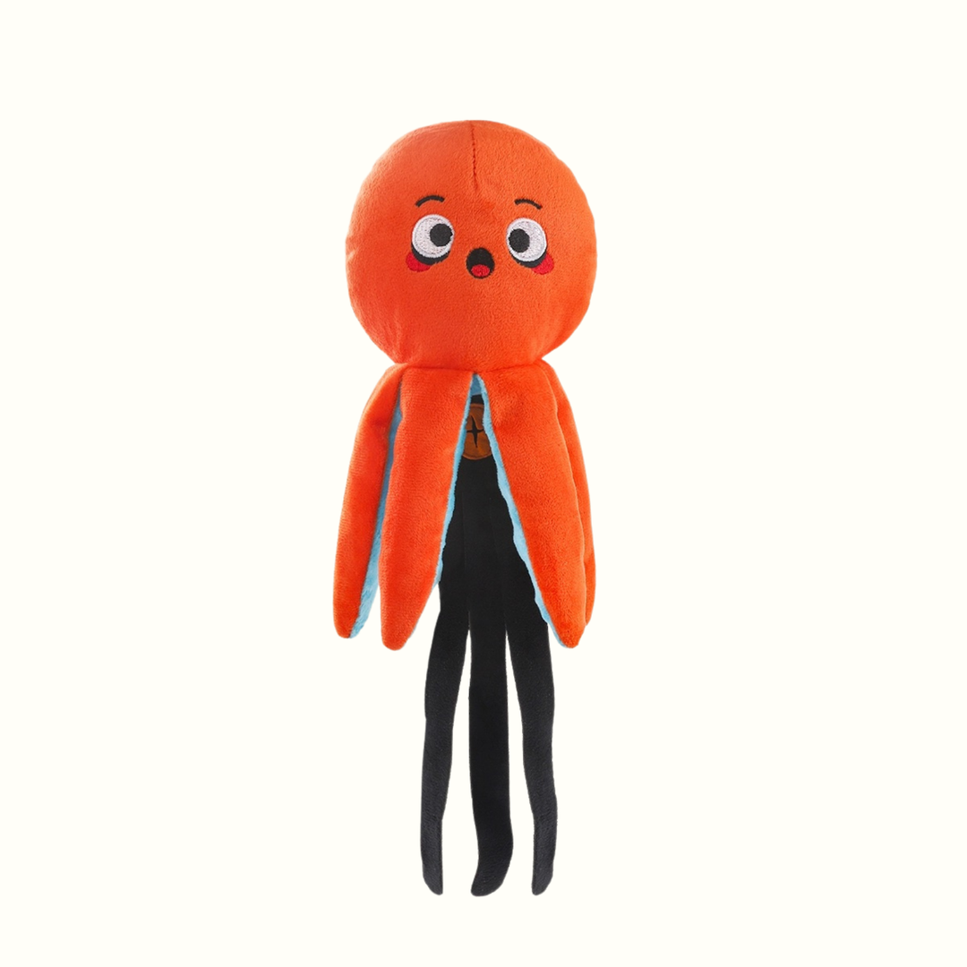 Octopus Plush Dog Toy
