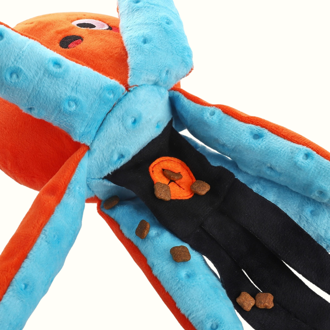 Octopus Plush Dog Toy