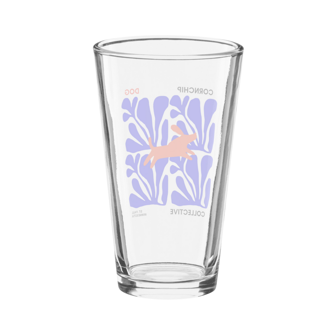 CornChip Dog Collective Pint Glass