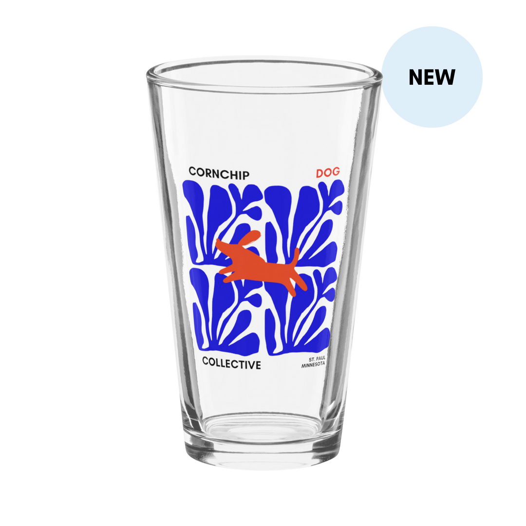 CornChip Dog Collective Pint Glass