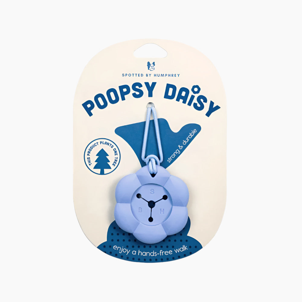 Poopsy Daisy Poop Bag Holder Blue