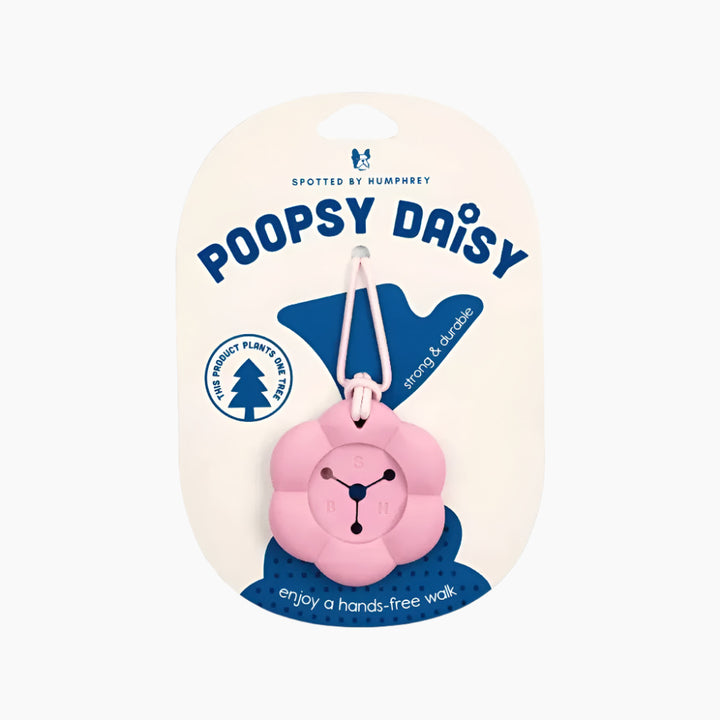 Poopsy Daisy Poop Bag Holder Pink