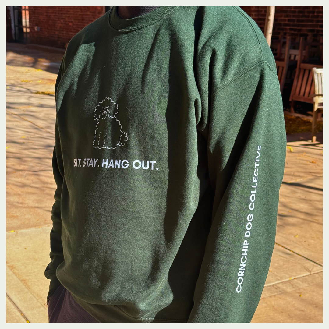 Sit. Stay. Hang Out. Unisex Crewneck Sweatshirt