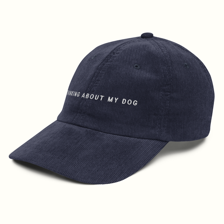 Thinking About My Dog Corduroy Hat