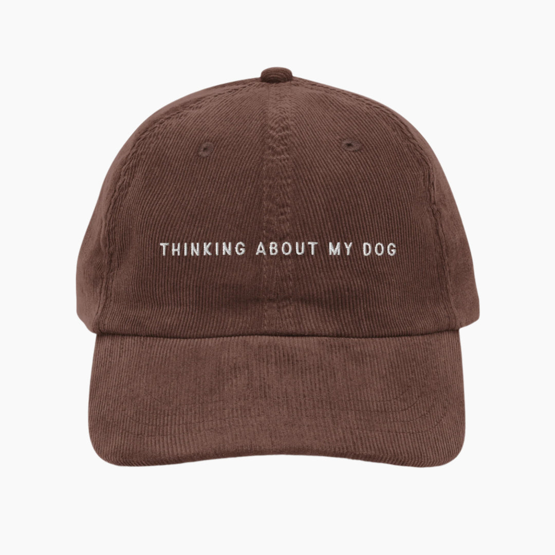 Thinking About My Dog Brown Front