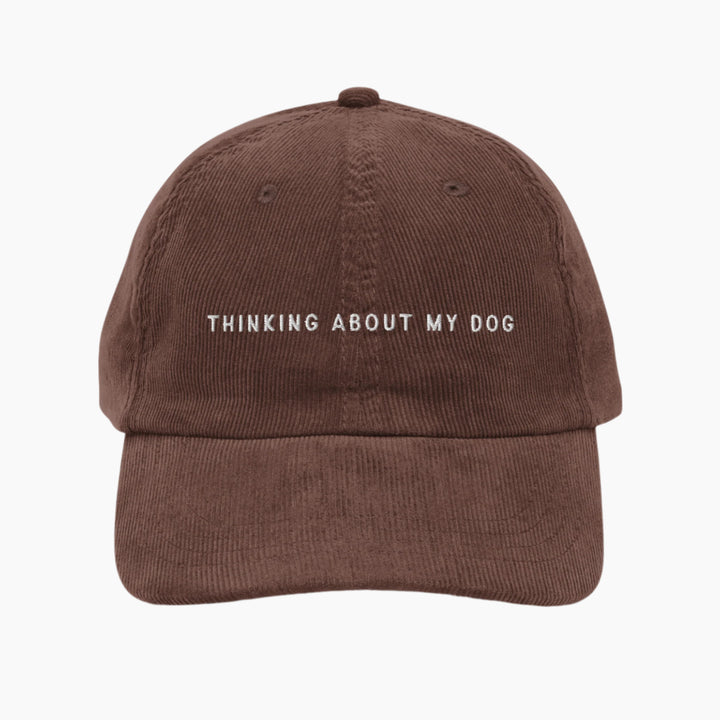 Thinking About My Dog Brown Front