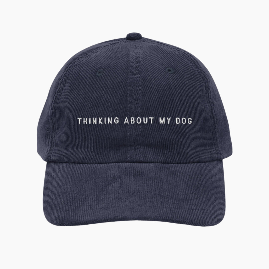 Thinking About My Dog Navy Front