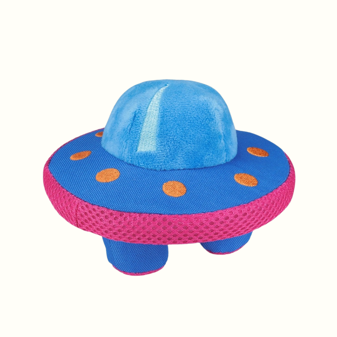 UFO Plush Dog Toy