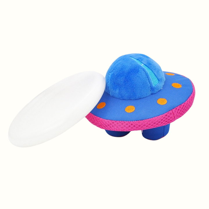 UFO Plush Dog Toy